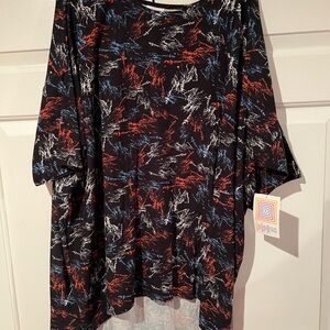 LuLaRoe Statue of Liberty Irma 3X NWT